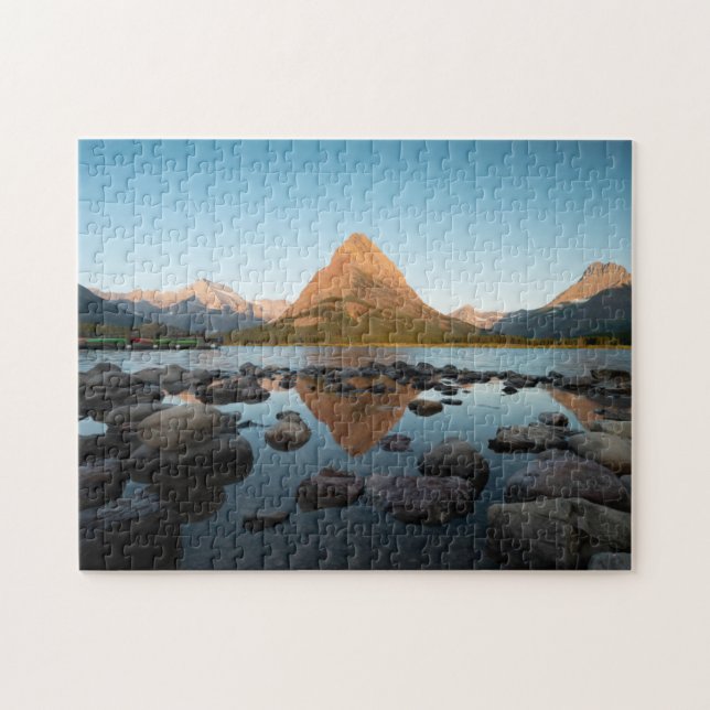 Mountain Lake | Glacier National Park Jigsaw Puzzle (Horizontal)