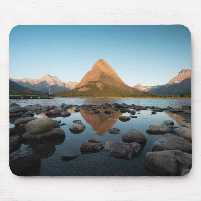 Mountain Lake | Glacier National Park Mouse Pad (Front)