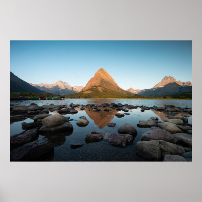 Mountain Lake | Glacier National Park Poster (Front)