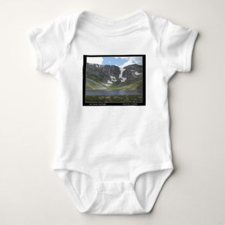 Mountain Lake on Mt. Evans in Colorado Baby Bodysuit