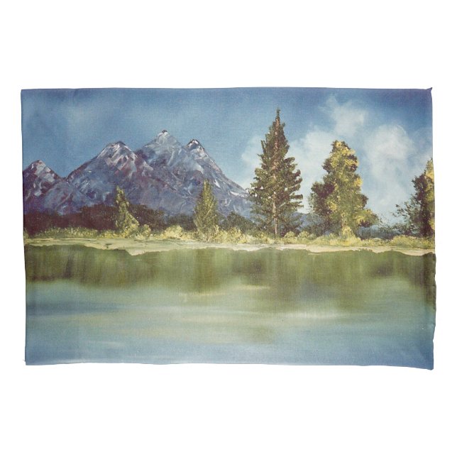Mountain Lake Pillowcase (Front)