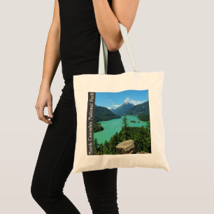 Mountain Lake Scenery in North Cascades Washington Tote Bag
