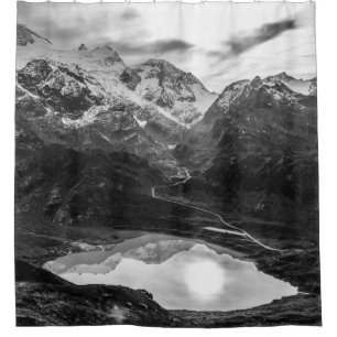 MOUNTAIN LAKE SHOWER CURTAIN