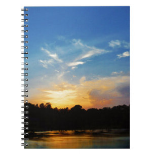 Mountain Lake Sunset Notebook