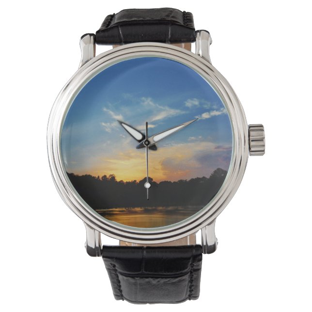 Mountain Lake Sunset Watch (Front)