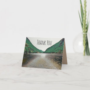 Mountain Lake Thank You Card