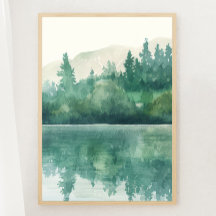 Mountain Lake Tranquil Print 3 of 3 Poster