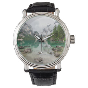 Mountain Lake View Watch