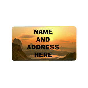 MOUNTAIN LANDSCAPE   address labels