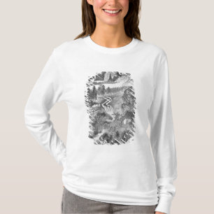 Mountain Landscape, after Huang Gongwang 1671 T-Shirt