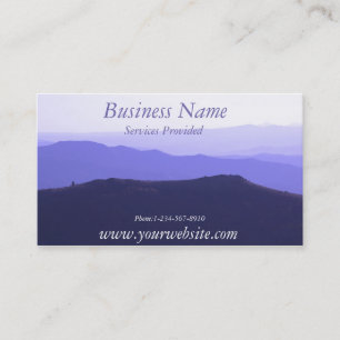 Mountain Landscape Business Card