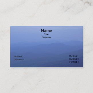 Mountain Landscape Business Card