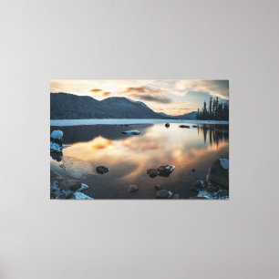 Mountain landscape canvas print