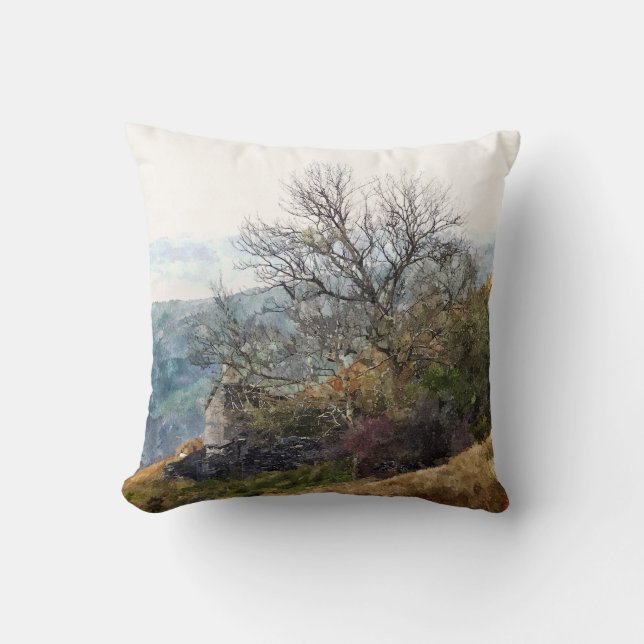 MOUNTAIN LANDSCAPE CUSHION (Front)