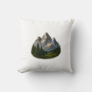 Mountain Landscape Design Cushion