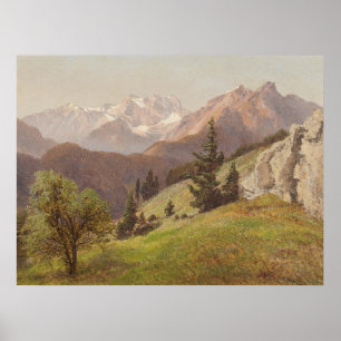 Mountain Landscape II by K. Petrides Poster