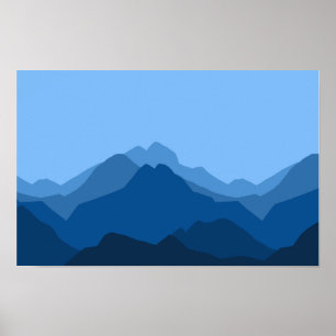 Mountain Landscape Panorama Poster