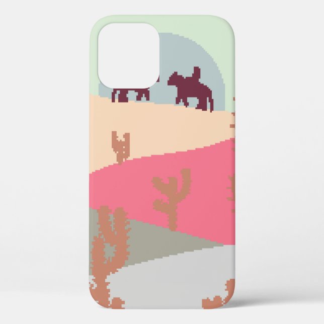 Mountain landscape peaks on sunset on panoramic vi Case-Mate iPhone case (Back)