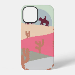 Mountain landscape peaks on sunset on panoramic vi iPhone 12 case