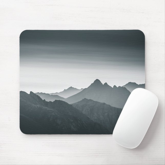 Mountain Landscape Photo Mouse Pad (With Mouse)
