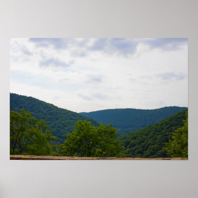 Mountain Landscape Photo Poster (Front)
