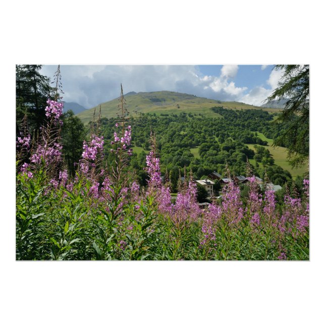 mountain landscape poster (Front)
