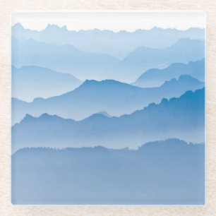 Mountain Landscape Switzerland Glass Coaster