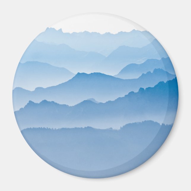 Mountain Landscape | Switzerland Magnet (Front)