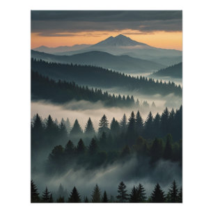 Mountain Landscape View Photo Print
