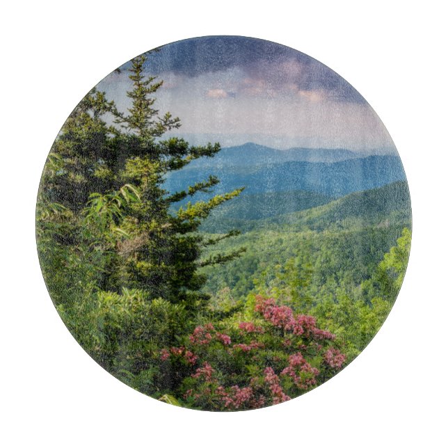 Mountain Laurel at Sunrise Cutting Board (Front)
