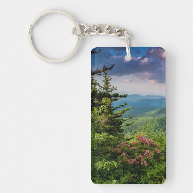 Mountain Laurel at Sunrise Key Ring (Front)