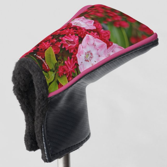 Mountain Laurel: Beauty with a Price Golf Head Cover (3/4 Front)