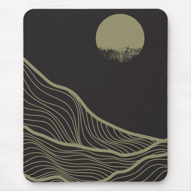 Mountain layout design  mouse pad (Front)