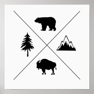 Mountain Life Poster