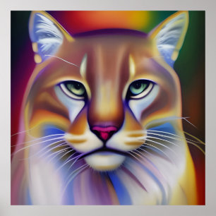 Mountain Lion Art   Poster