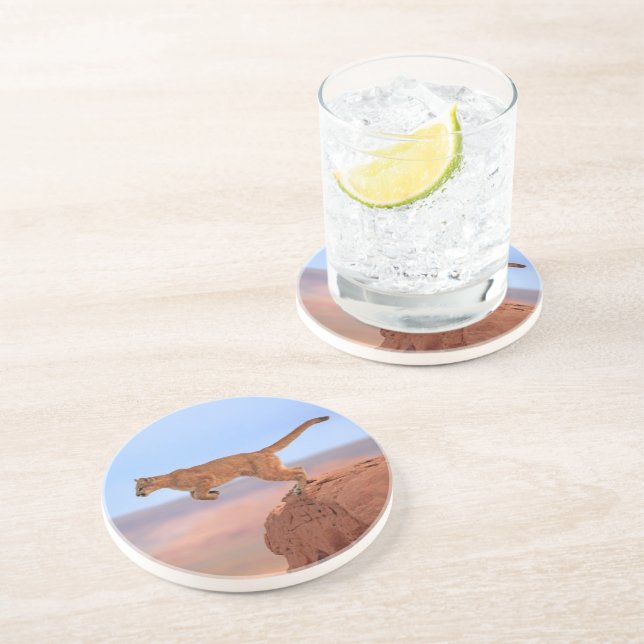 Mountain Lion Coaster (Side)