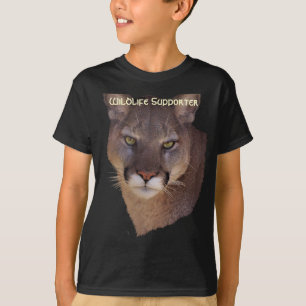 MOUNTAIN LION Cougar, Big Cat Wildlife T-Shirt