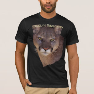 MOUNTAIN LION Cougar, Big Cat Wildlife T-Shirt