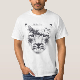 Mountain Lion Double Exposed T-Shirt