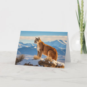 Mountain Lion Greeting Card