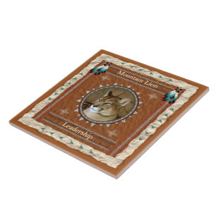 Mountain Lion  -Leadership- Ceramic Tile