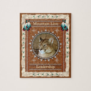 Mountain Lion  -Leadership- Jigsaw Puzzle w/ Box