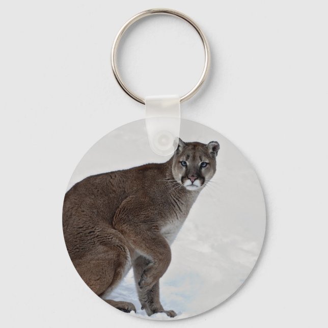 Mountain Lion on the Go Key Ring (Front)