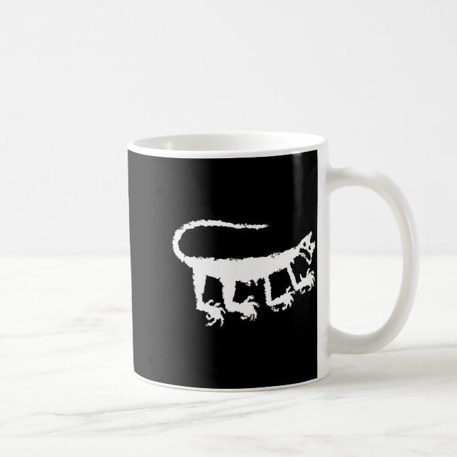 Mountain Lion Petroglyph _1  Coffee Mug (Right)