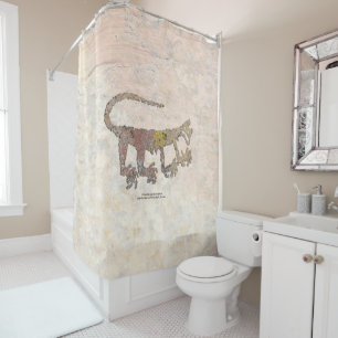 Mountain Lion Petroglyph Curtain