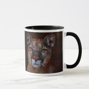 Mountain lion puma mug
