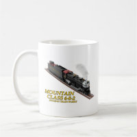 Mountain Locomotive 4-8-2 Dual-Sided Mug