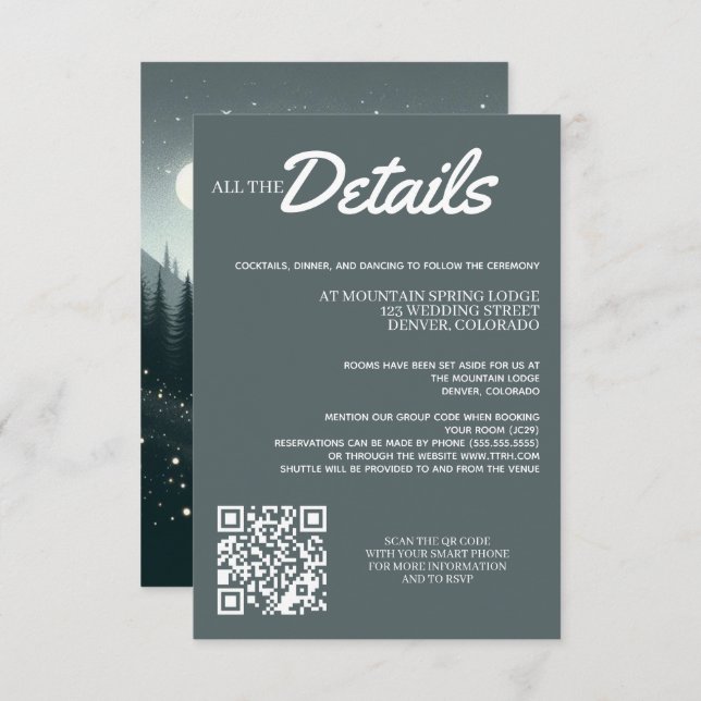 Mountain Magic Enclosure Card (Front/Back)