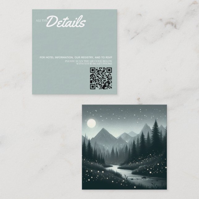 Mountain Magic Enclosure Card (Front/Back)