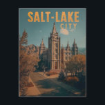 Mountain Majesty: Salt Lake City Postcard<br><div class="desc">Immerse yourself in the breathtaking beauty of Salt Lake City. Snow-capped peaks,  serene lakes,  and vibrant city life converge in this captivating postcard. Whether you’re a traveller or a local,  this snapshot captures the essence of Utah’s capital.</div>